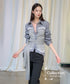 Layered Wrap Waist Blouse